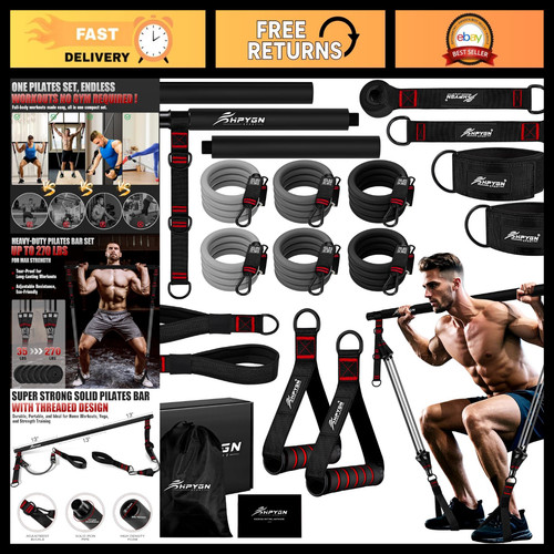 Pilates bar kit with - pilates,