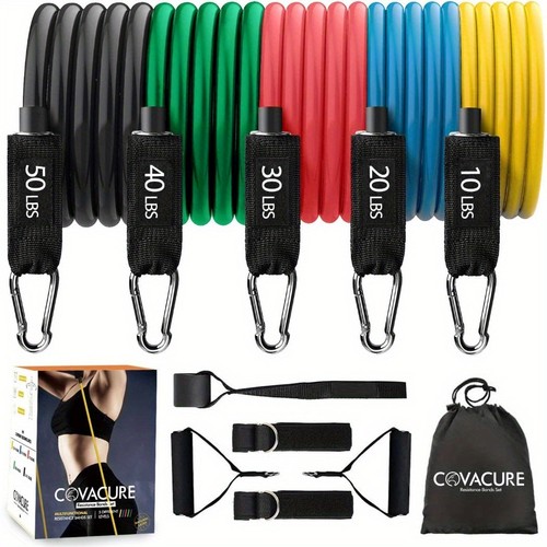 11pcs resistance bands set - resistance, up