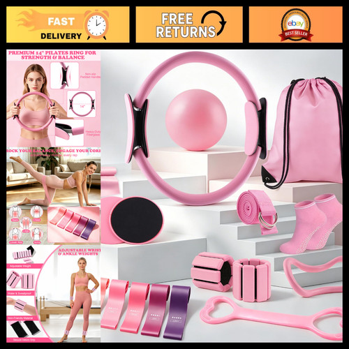 18pcs pilates home workout - workout, kit