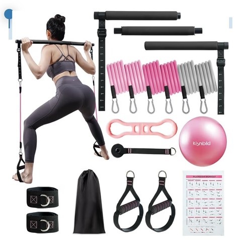 Pilates bar kit resistance - bar, w/resistance